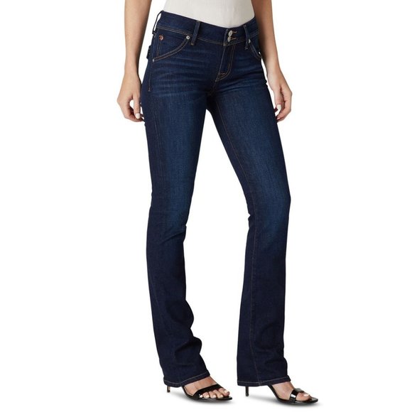 Hudson Beth Mid-Rise Baby Bootcut Jeans - Picture 1 of 12